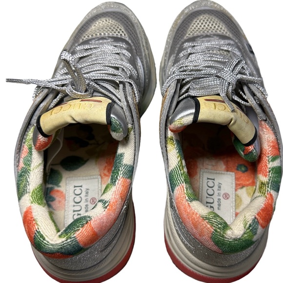 Ultrapace glitter & mesh sneakers - Picture 2 of 12